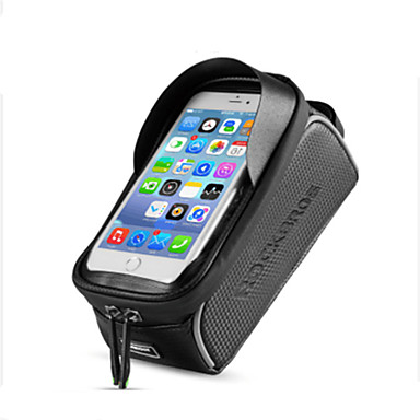 ROCKBROS Sacoche de Cadre Support de T/él/éphone V/élo Etanche /Écran Tactile pour L/écran de Smartphone sous 6 Pouces