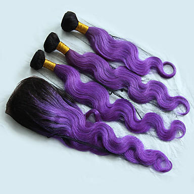 Ombre Hair Human Hair Weaves Search Lightinthebox