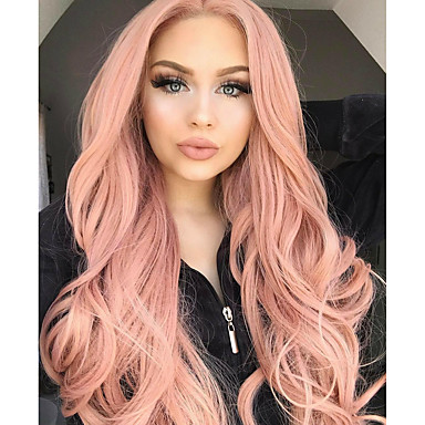 cheap long pink wigs