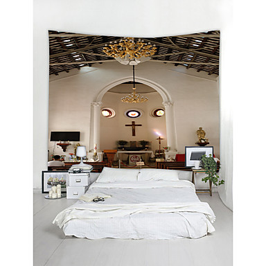 Church Wall Decor Polyester Contemporary Modern Wall Art Wall