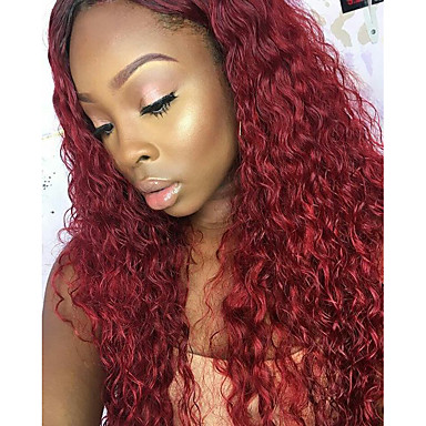 wig hair synthetic burgundy lace