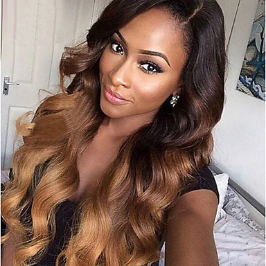 Remy Human Hair Lace Front Wig Layered Haircut Beyonce Style