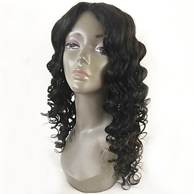 89 99 Remy Human Hair Lace Front Wig Layered Haircut Style Peruvian Hair Wavy Black Wig 130 Density With Baby Hair Natural Hairline For Black