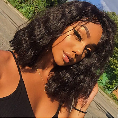 Remy Human Hair Lace Front Wig Bob Short Bob Style Brazilian Hair