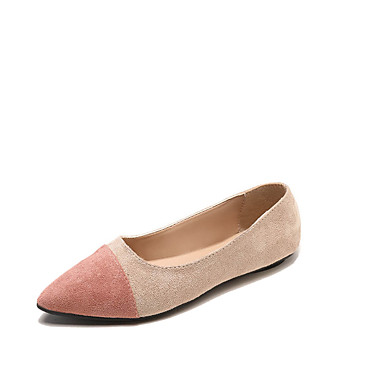pointed toe black suede flats