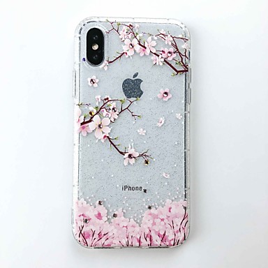 Capinha Para Apple iPhone X / iPhone 8 Plus / iPhone 8 Faça Você Mesmo Capa  traseira Glitter Brilhante Macia TPU de 6787665 2022 por $7.67