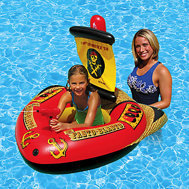 MoKo Inflatable Swimming Pool Float Raft Floating Lounger Seat Boat Floating Row Toys with Paddles for Kids /& Adults Max Weight 143lbs Wood Grain 2 Pack Fun Float Canoe Ride On Pool /& Beach Toy