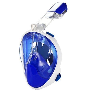 baratos Mascaras de Mergulho, Snorkels &amp; Pés de Pato-Máscaras de mergulho Máscaras Faciais Embaixo da agua 180 Graus Anti-Nevoeiro Equipamento de Segurança Snorkel Seco Janela Única - Natação Mergulho Scuba Silicone - Para Adulto Infantil Rosa claro