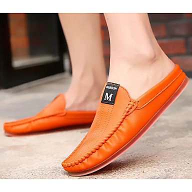 Men S Comfort Shoes Microfiber Spring Casual Clogs Mules Black