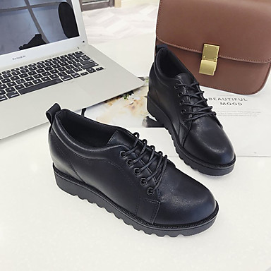 flat heel pu shoes