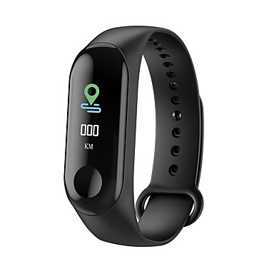 M3 Smart Sports Bracelet Fitness Tracker with Heart Rate Monitor Bluetooth Waterproof Pedometer for Android iOS