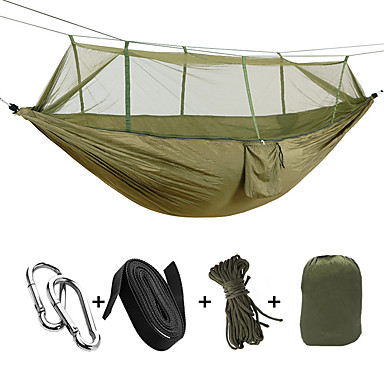 x 59 L Parachute Fabric Camping Hammock Portable Nylon Hammock for Backpacking Camping Travel Double Single Hammocks for Camping 110 W HoLiv Camping Hammock with Net Mosquito