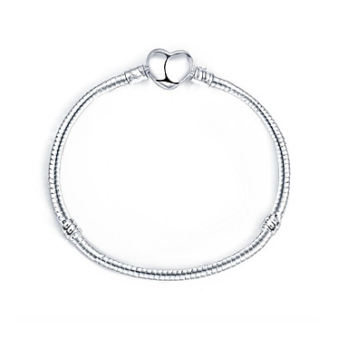 Women S Stylish Snake Silver Bracelets Heart Simple Women S Stylish Snake Silver Bracelets Heart Simple Elegant Bracelet For Daily Date 6856842 2018 9 99