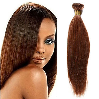 1 Bundle Indian Hair Yaki Remy Human Hair Natural Color Hair