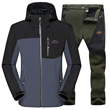 Men/'s Fishing Soft Shell Hunting Outdoor Jacket Waterproof Windproof Colthing