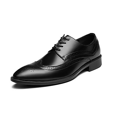 Men's Leather Shoes Leather Spring & Summer Casual Oxfords Breathable 