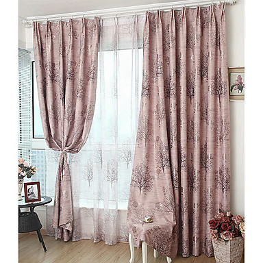 73 87 Modern Blackout Curtains Drapes Two Panels Curtain Printed Jacquard Bedroom