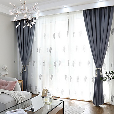 40 79 Modern Sheer Curtains Shades Two Panels Sheer Bedroom