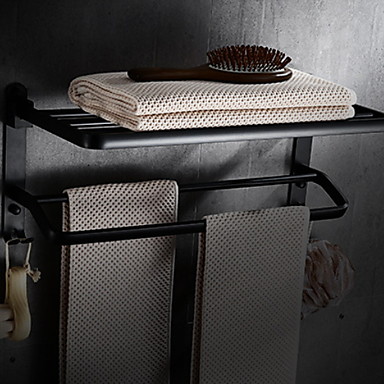 Barra para Toalla Nuevo diseño Moderno Aluminio 1pc Doble Colocado en