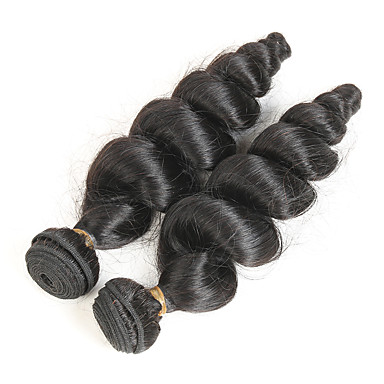 2 Bundles Malaysian Hair Loose Wave Remy Human Hair Human Hair