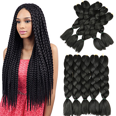 Cosplay Suits Crochet Hair Braids Straight Synthetic Hair 24 4inch