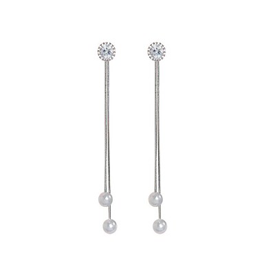 New 925 Sterling Silver Moon Earrings With Pearls Gifts Moroccan Style and Modern Classic Jewelry