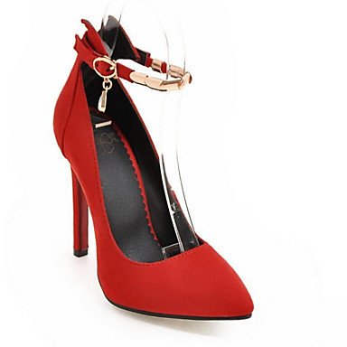 Women's Heels Pumps Stiletto Heel PU Spring Black / Red / Green / Daily ...