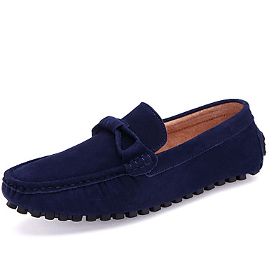 Color : Red, Size : 42 Mens Shoes Suede Leather Formal Shoes Spring//Fall Light Soles Loafers /& Slip-Ons Mens Casual Office /& Career//Driving Shoes