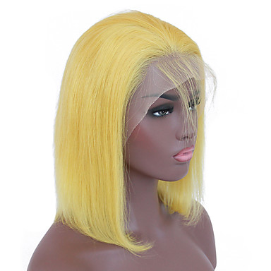 Chelovecheskie Volosy Remy Lenta Speredi Parik Strizhka Bob Korotkij Bob Minaj Stil Brazilskie Volosy Pryamoj Blondinka Parik 130 Plotnost Volos Prirodnye Volosy S Detskimi Volosami 6964513 2020 129 99