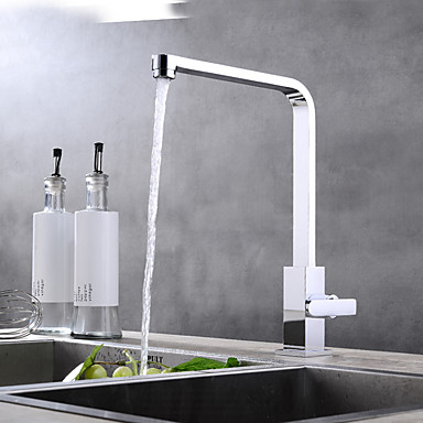 robinet de cuisine mitigeur un trou chrome montage