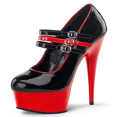 stiletto heels round toe