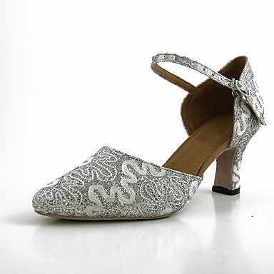 Women's Modern Shoes / Ballroom Shoes Lace Ankle Strap Sandal / Sneaker ...