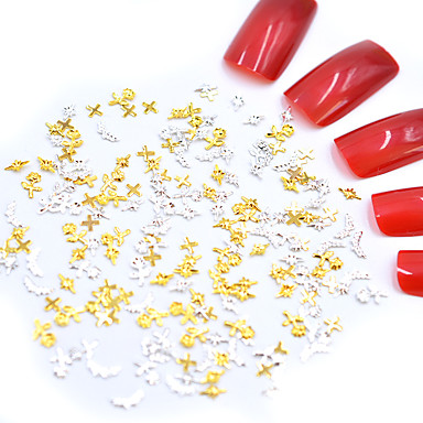 399 Métal Bijoux Pour Ongles Pour Ongle De Doigt Ongle Dorteil Style Mini Sécurité Interface 3d Séries De Totem Séries De Fleur Séries Bijoux