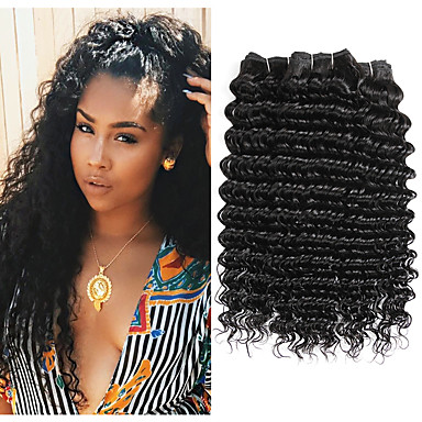 6 Bundles Brazilian Hair Deep Wave Unprocessed Human Hair
