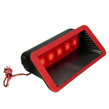 Red LED 12V Car High Mount Third 3RD Brake Stop Tail Light Lamp 24 LED CHMSL