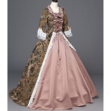 Punk Rococo Victoriens 18ème Siècle Robe Costume De Soirée