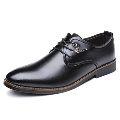 Men's Comfort Shoes Synthetics Spring / Fall Oxfords Breathable Black ...