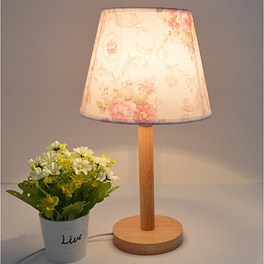 53 97 Modern Contemporary Artistic Ambient Decorative Desk Table Lamp For Study Room Office Bedroom Wood Bamboo 110 120v 220 240v Pink Yellow Blue