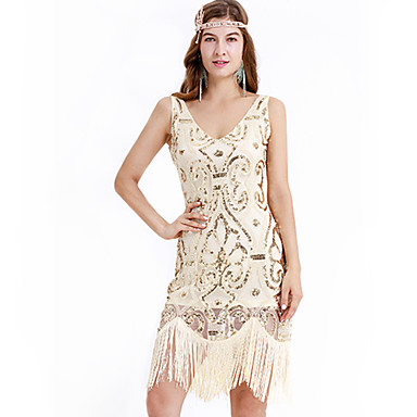 Onwijs The Great Gatsby Charleston Vintage 1920s Summer Flapper Dress FH-28