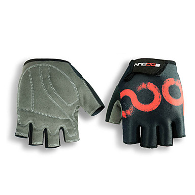 BOODUN Black Sports Cycling Gloves Half Finger Bike Shockproof Lycra S-XXL