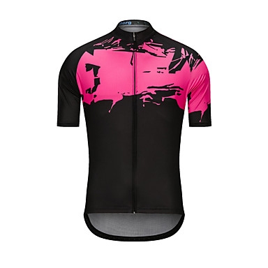 mens pink cycling jersey