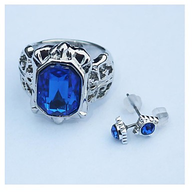 7 99 Cosplay Accessories Inspired By Black Butler Ciel Phantomhive Anime Cosplay Accessories Ring Earring Artificial Gemstones Halloween Costumes