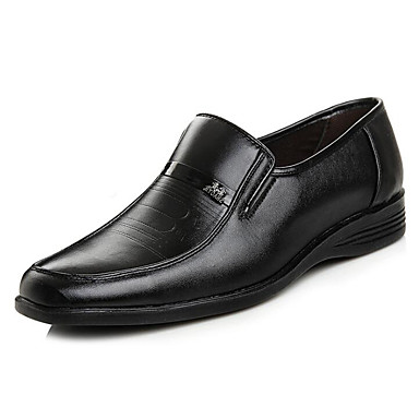 Men's Comfort Shoes PU Spring Loafers & Slip-Ons Black 7281873 2020 ...