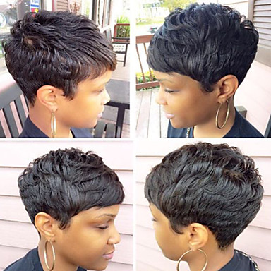 Human Hair Capless Wigs Human Hair Natural Wave Natural Straight