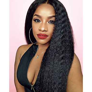 [$80.75] premierwigs 8a kinky straight brazilian virgin full lace human hair wigs lace front wigs with baby hair for black women