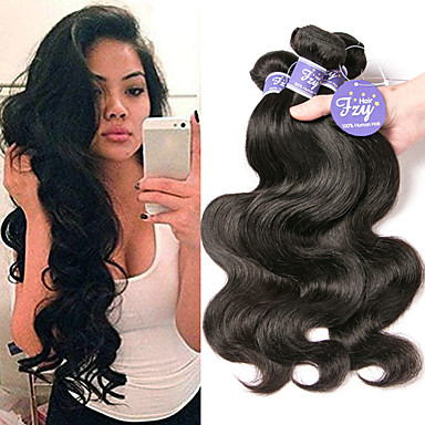 6 Bundles Brazilian Hair Body Wave Virgin Human Hair Remy Human
