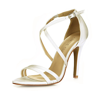 Women's Silk Summer / Spring & Summer Sweet / Minimalism Wedding Shoes ...
