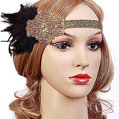 Charleston Vintage 1920s The Great Gatsby Flapper Headband Women S