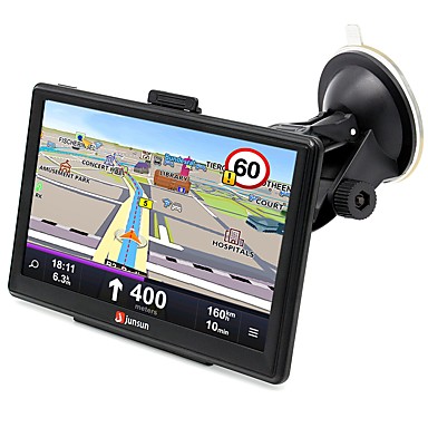 baratos Navegador GPS Para Carro-Junsun d100-pt 7 polegadas carro 3d gps navegação bluetooth av-in interface suporte windows ce 6.0 mapas com atualizações gratuitas