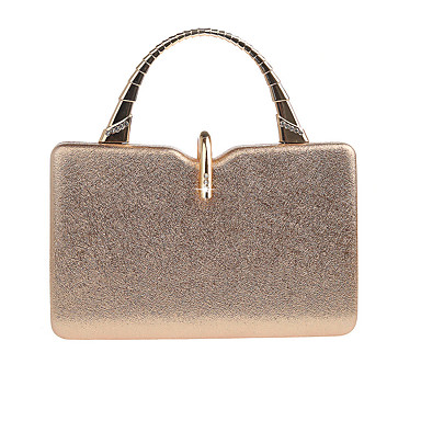 Women's PU Evening Bag Solid Color Black / Champagne / Gold / Fall ...